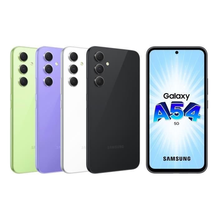 Achat Galaxy A54 5G Graphite 128 Go : Prix & Promotion