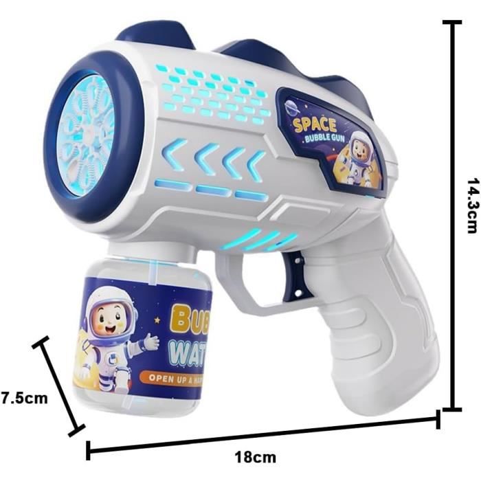 Pistolet à bulles électrique populaire pour jouets pour enfants, machine à bulles 32 trous, pistolet à bulles électrique sans batterie, eau à bulles  26