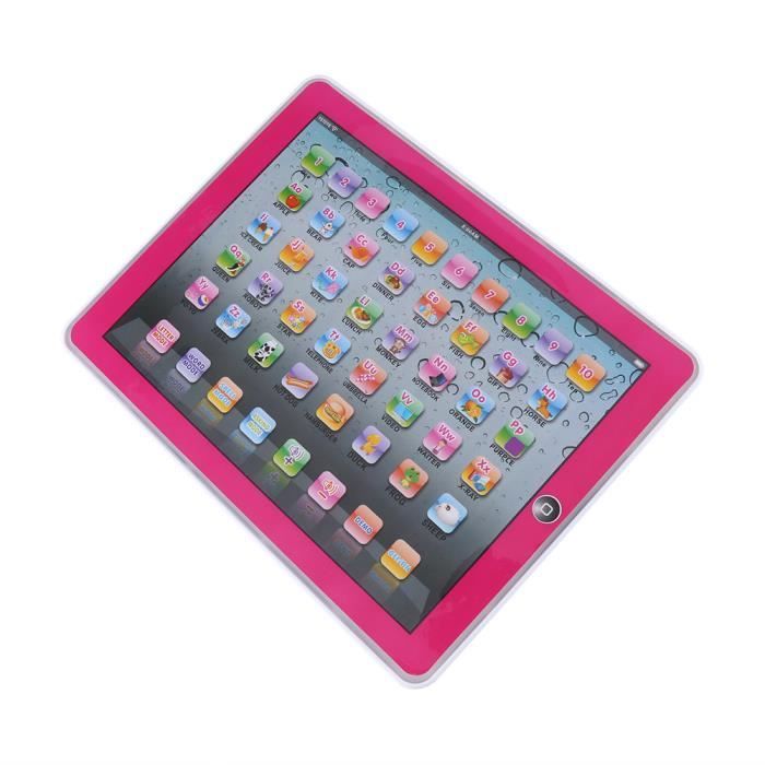 Tablette Enfant éducatif Jouet pour 1 enfant de 2 ans apprenant l'anglais -  Rose - Cdiscount Jeux - Jouets