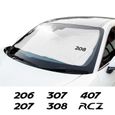 Pare-soleil de voiture, pare-brise, fenêtre avant, accessoires automobiles, pour Peugeot 108 206 207 208 307 For 3008-2