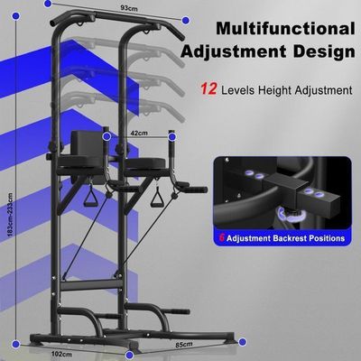Planche de push-up 4 en 1, système de barre de push-up multifonctionnel