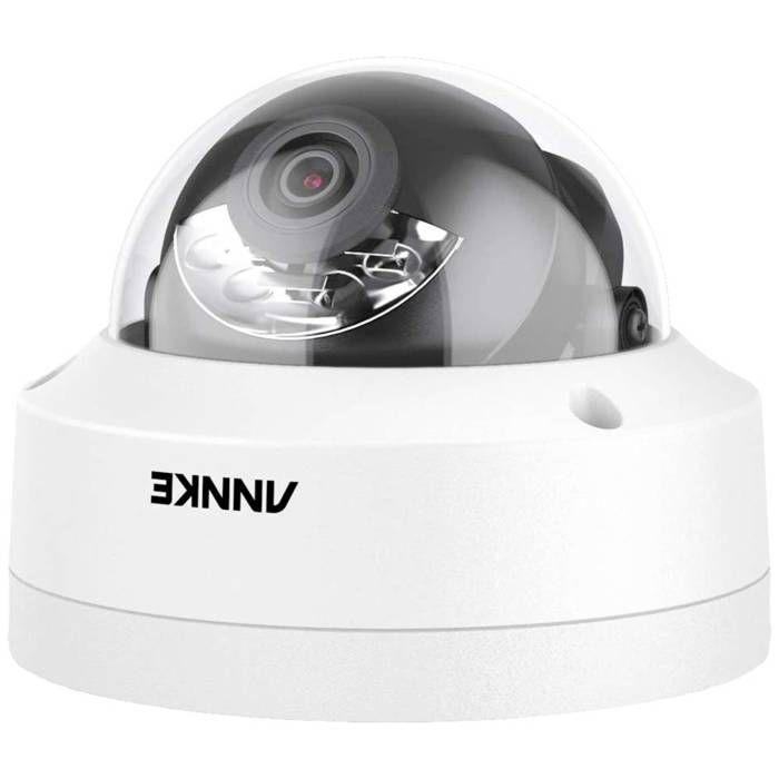 Kit De Surveillance WiFi ANNKE 8CH - 4 Caméras IP 3MP Extérieur - NVR 1 To - Vision Nocturne 30 M - Détection Humaine Alexa Compatible