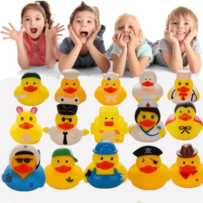 canard lapin - Jouets de bain pour bébé, animaux de dessin animé, petits  canardss, jouets d'eau de natation