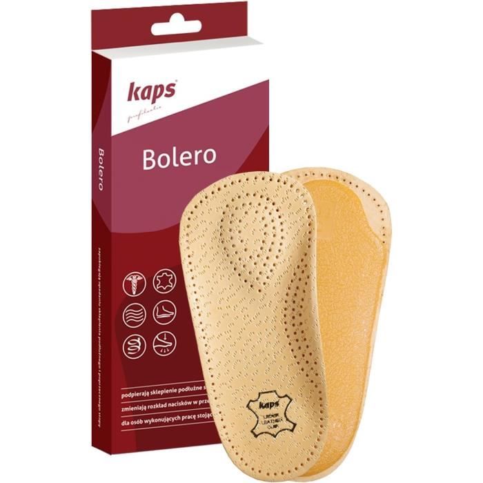 Semelles Orthopédiques Kaps Relax En Cuir Véritable, Taille US 12.5