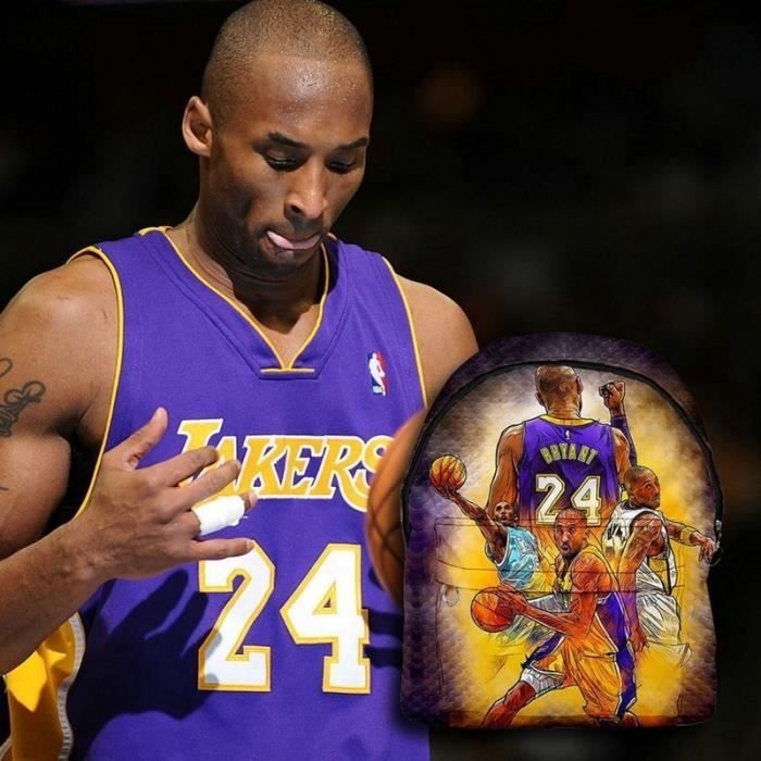 Kobe Bryant Basketball Player Sac dos de voyage tanche H04
