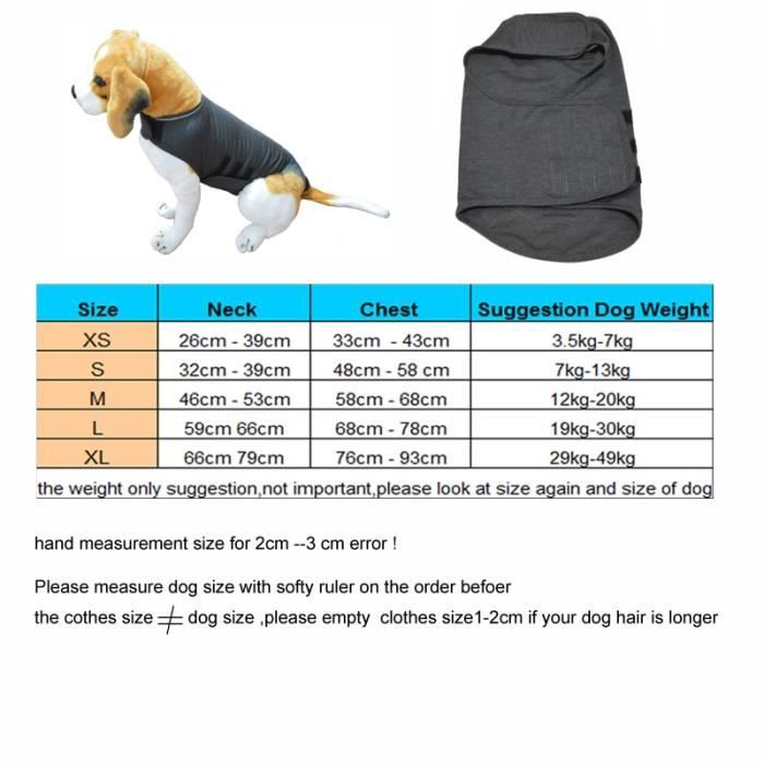 Gilet anti on sale stress pour chien