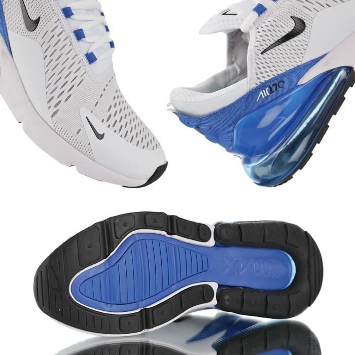 Baskets NIKE Air Max 270 Homme Blanc Bleu Bleu Bleu Cdiscount