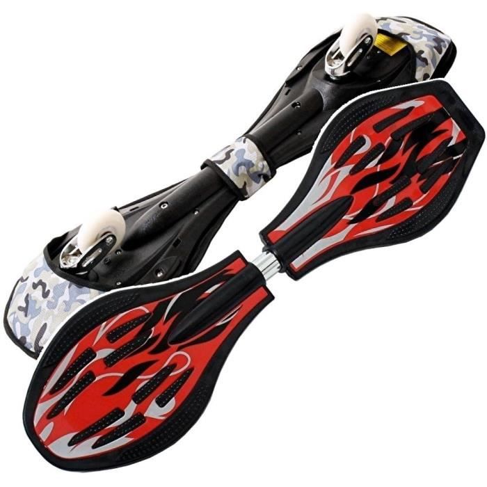 Waveboard FunTomia Charge Max 120 Kg - Roues LED Et Sac Inclus