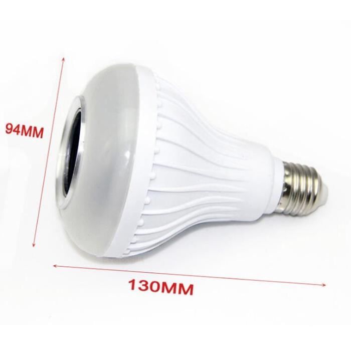 Ampoule blanche LED E14 avec enceinte musicale - Bluetooth
