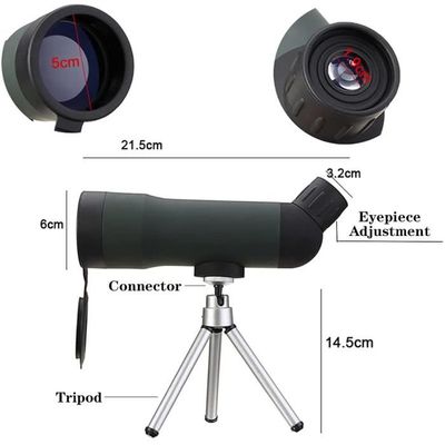 Trepied Smartphone Télescope Monoculaire Pankoo 12x60 HD | Prisme BAK4 | Adaptateur Smartphone Et Trépied Inclus Prisme BAK4 Observation