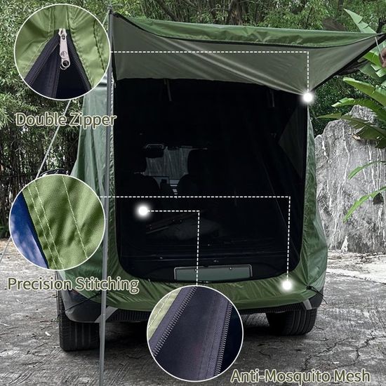 Auvent De Voiture étanche Outsunny 3x2.6m - Tente Arrière Pour Camping, Pluie Et Soleil, Portable - 12
