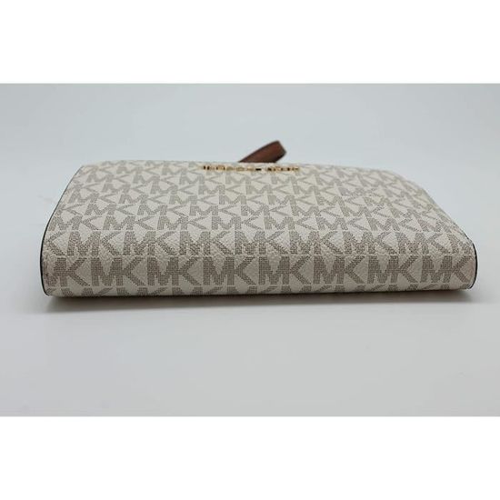 Michael kors jet set travel double zip wallet new arrivals