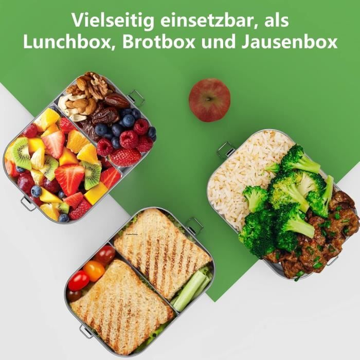 Lunch Box Inox - Bento Acier pour Pique Nique
