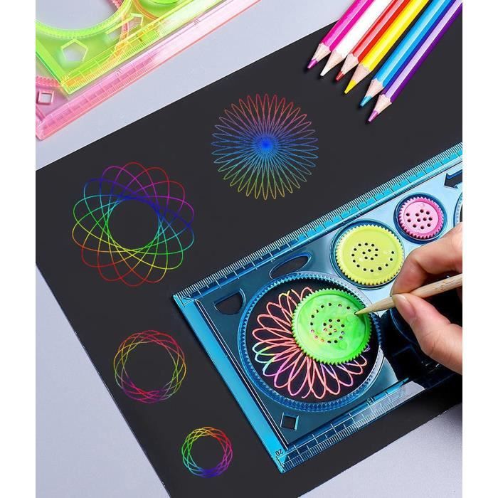 Lot De 8 Pochoirs Cercle Réutilisables Pour Peinture Et Scrapbooking - Thème Football, Décoration Murale DIY - 2