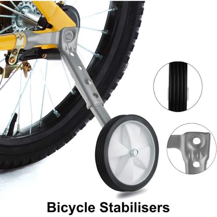 Roue d'entraînement Vélo Enfant,Stabilisateurs de Vélo Enfant Roues de