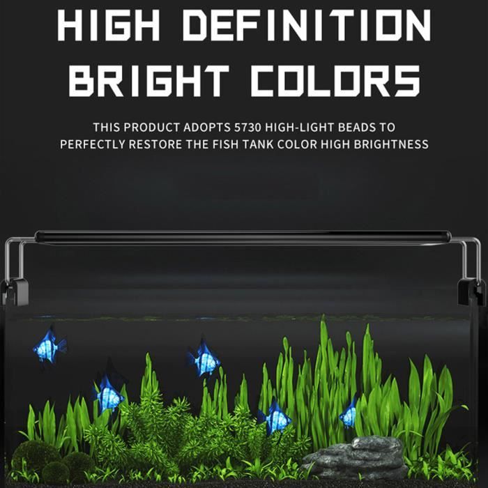 Keenso lumière polyvalente pour aquarium, lumière d'aquarium LED