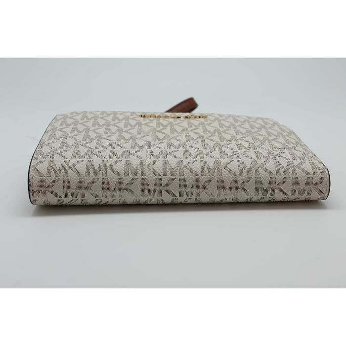 Michael kors jet set signature wristlet hotsell