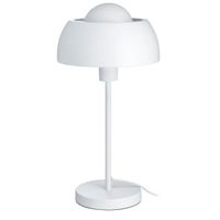 DIA Lampe à poser en métal Ø24,5xH42 cm E27 40 W blanc