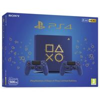 Console Sony PlayStation 4 500 Go + 1 Manette - Bleu - Edition Days of Play - Reconditionné - Excellent état