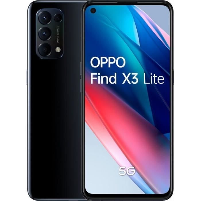 OPPO Find X3 Lite 5G 128 Go Noir - Reconditionné - Etat correct