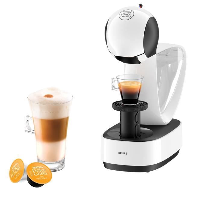 KRUPS NESCAFE DOLCE GUSTO YY3876FD Infinissima Machine à café capsule, 15 bars, Réservoir 1,2L, Porte tasse amovible, Multi boissons