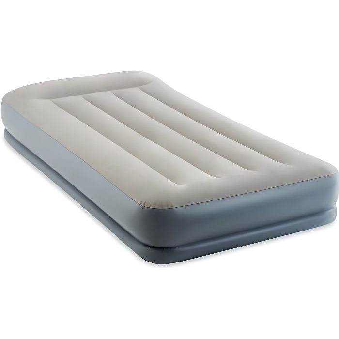 INTEX Matelas gonflable 99 x 191 - 30 cm - Fermeté réglable - MID RISE