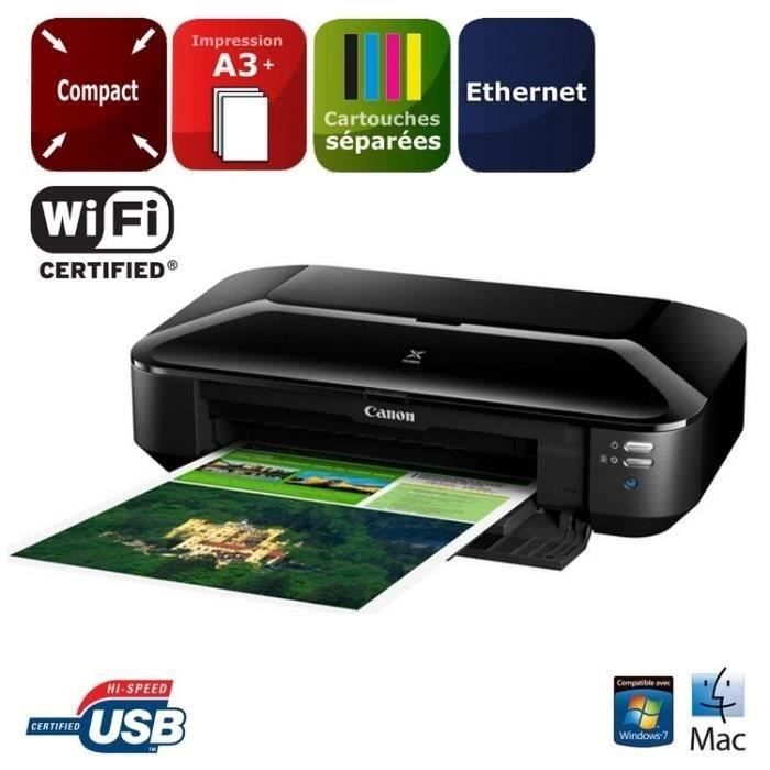 Imprimante Canon PIXMA IX6850 WiFi - Impression A3+ Qualité Pro 5 Encres