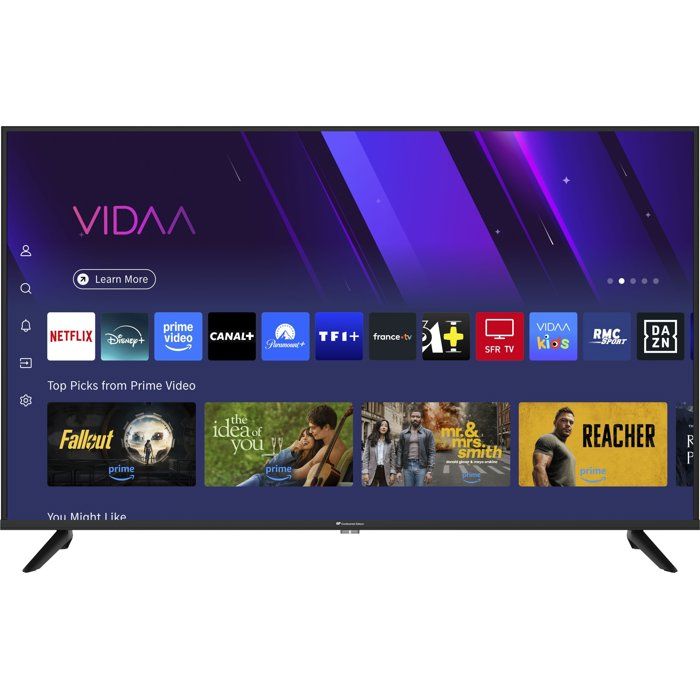CONTINENTAL EDISON CELED43SVQLD26B7 TV LED UHD QLED 43“ (110 cm) 3xHDMI 2xUSB Noir