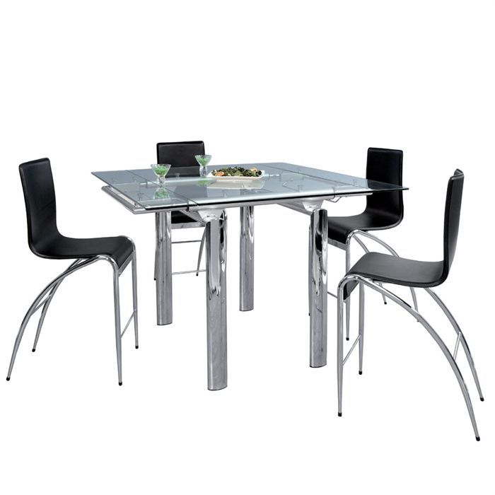 Table A Manger Haute En Verre