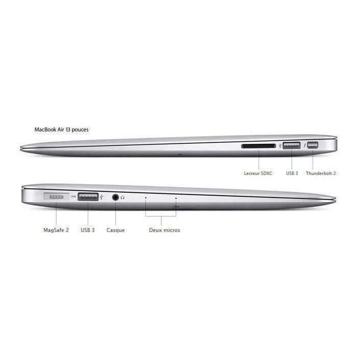 MacBook Air 11 (2015) Core i5 4 Go 128 Go SSD Reconditionné