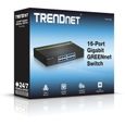 TRENDnet TEG-S16Dg Switch 16 ports Gigabit Compact-3