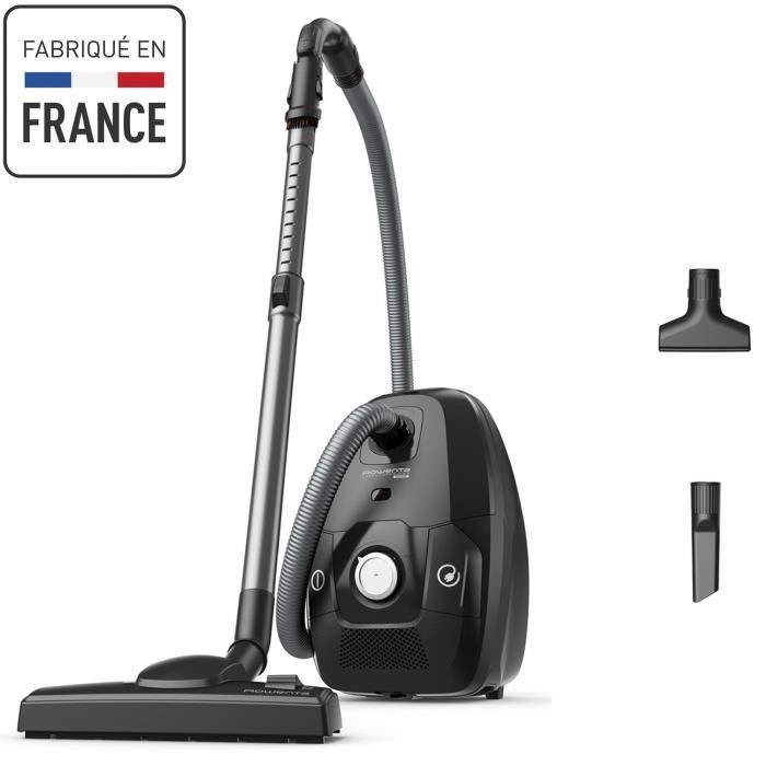 ROWENTA Green Force Max Silence Aspirateur avec sac, 4,5 L, 900 W max, 65 dB(A), Eco-responsable, Fa