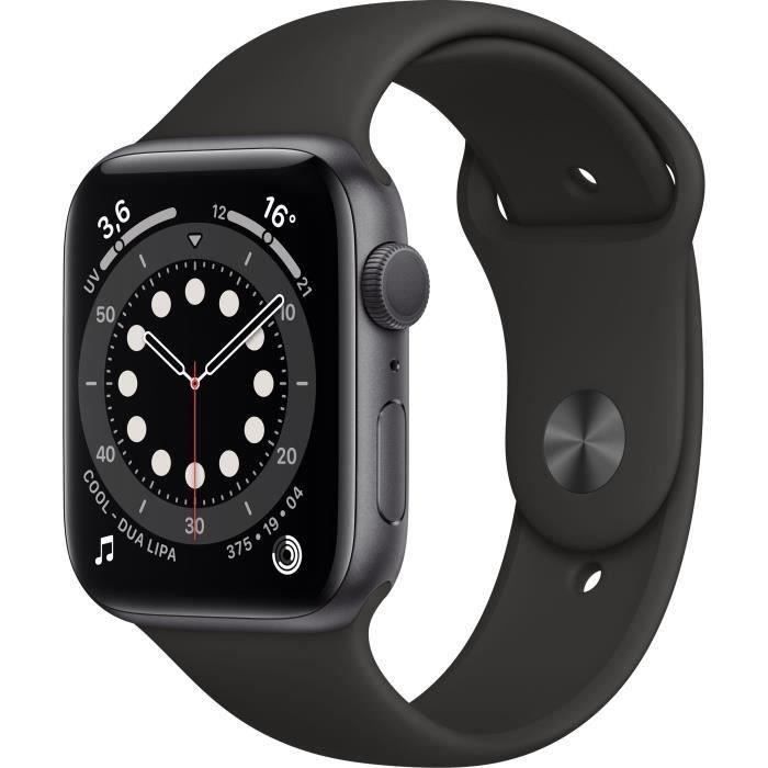 Apple Watch Series 6 GPS 44mm Boîtier aluminium Bracelet 2020 Etat correct