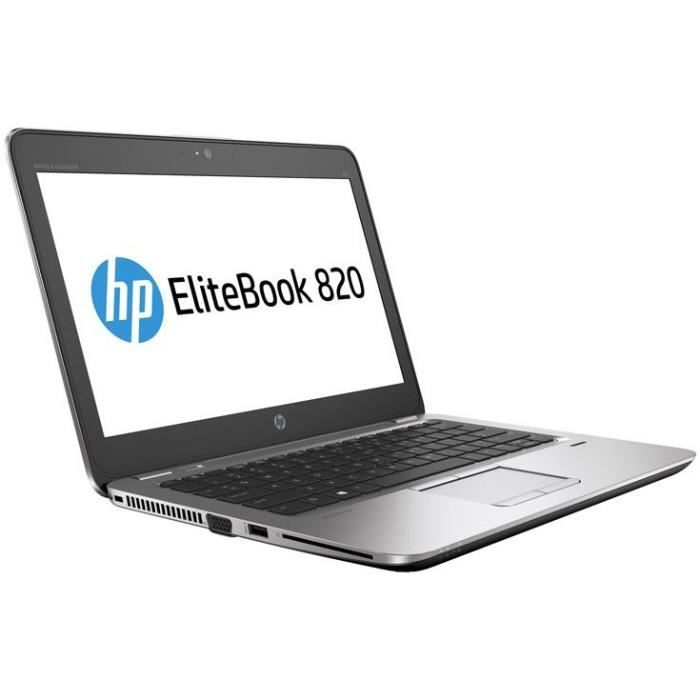 Ordinateur Portable HP 820 G3 - Core i5 - RAM 8Go - SSD 240Go - Windows 10 - Reconditionné - Etat correct