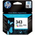HP 343 Cartouche d'encre trois couleurs authentique (C8766EE) pour HP Photosmart 2570/C3170 et HP PSC 1510/1600-0