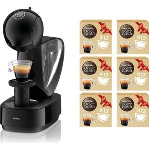 KRUPS Nescafé Dolce Gusto Machine à café + 60 capsules de café lungo,  Cafetière multi-boissons, 15 bars, Piccolo XS YY5129FD - Cdiscount  Electroménager