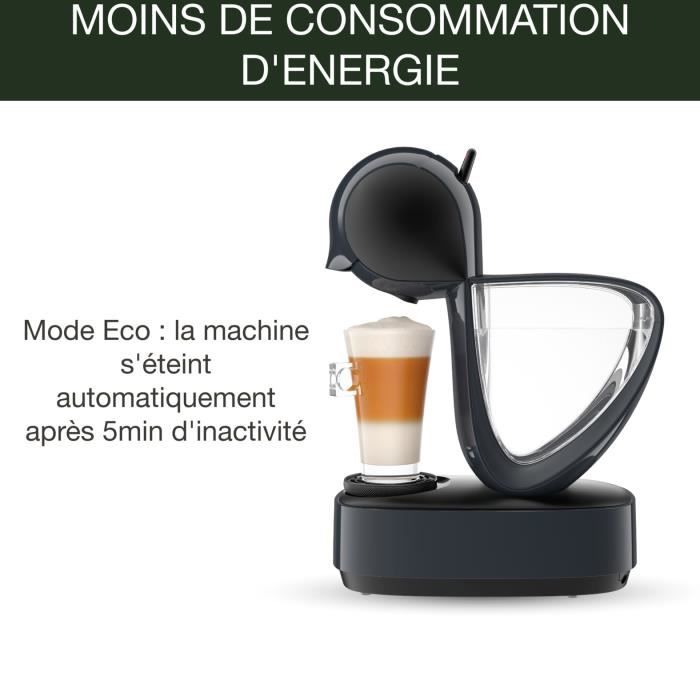 Machine à Café Capsules Krups Dolce Gusto Infinissima Noire - 15 Bars - Multi Boissons
