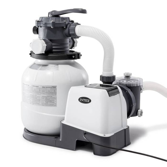 Filtre à sable INTEX SX2100 6m3/h pour piscine jusqu'à 36m3