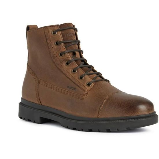 Bottes Cavalières Cuir Brun Foncé Geox - Pointure 38, Occasion Très Bon état, Semelle Polyuréthane