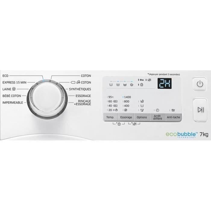  WW70J3467KW/EF - Lave linge frontal - 7 kg -1