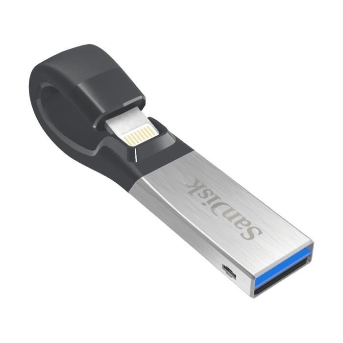 SanDisk iXpand Clé USB USB 3.0 / Lightning - vue 2