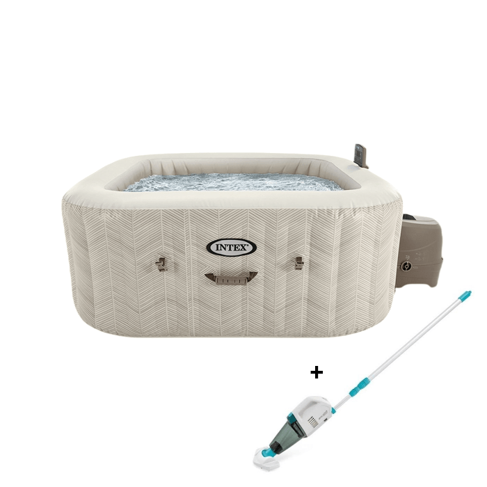 Spa gonflable PureSpa Chevron carré Bulles 4 places / Intex - vue 3