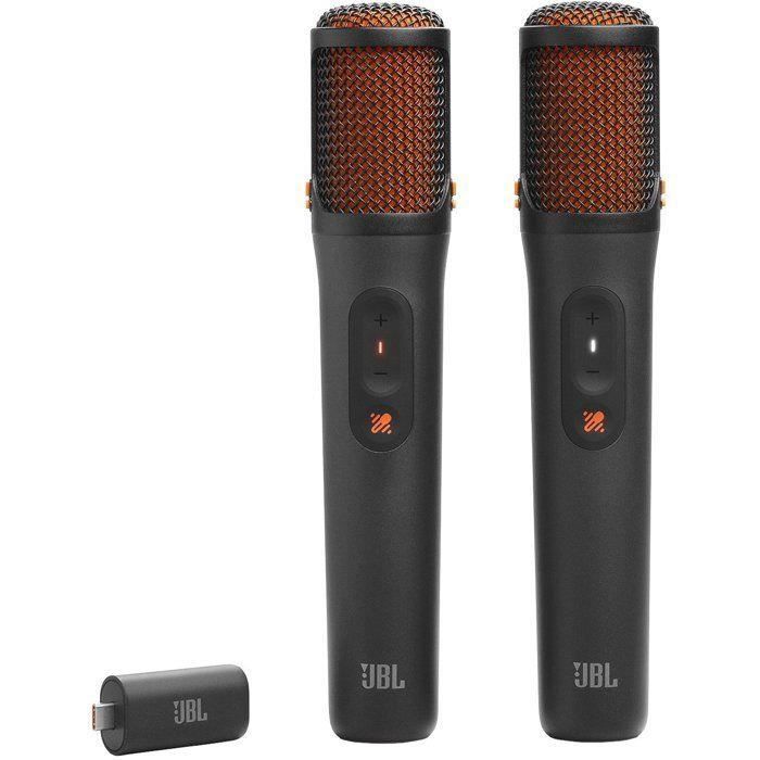 Pack de 2 microphones sans fil - JBL - EASY SING MICS - Noir