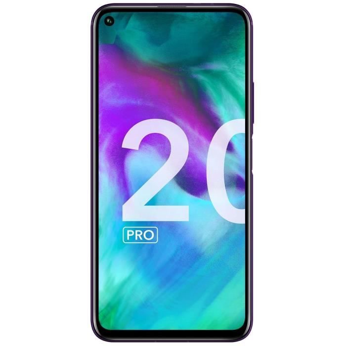 Achat T&eacute;l&eacute;phone portable HONOR 20 Pro Phantom Black 256 Go pas cher