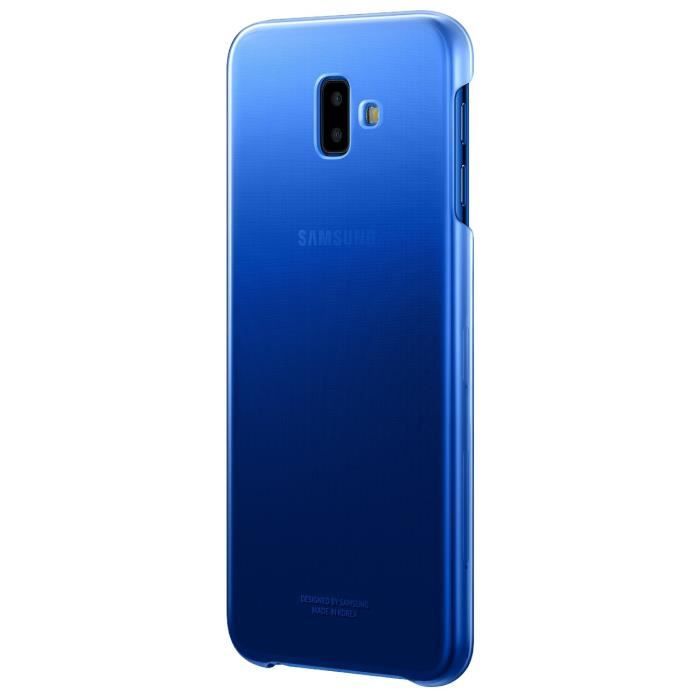 Samsung Coque arrière Evolultion pour J6+ Bleu - vue 2
