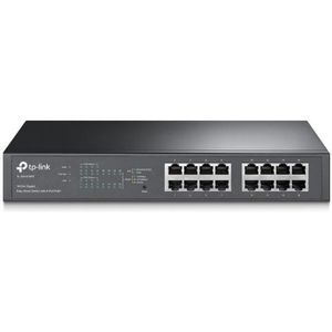 SWITCH - HUB ETHERNET  TP-LINK Switch PoE administrable -SG1016PE 16 port
