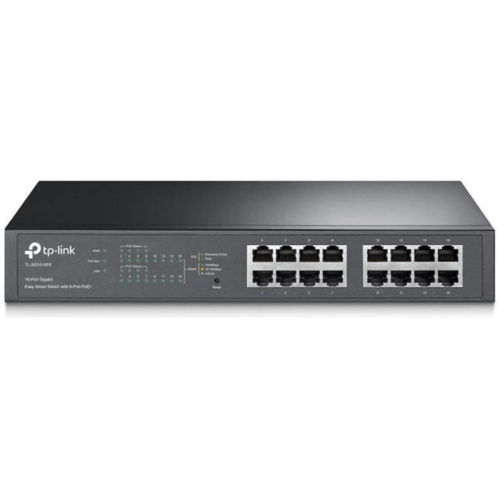 TP-LINK Switch PoE administrable -SG1016PE 16 ports Gigabit dont 8 ports PoE+