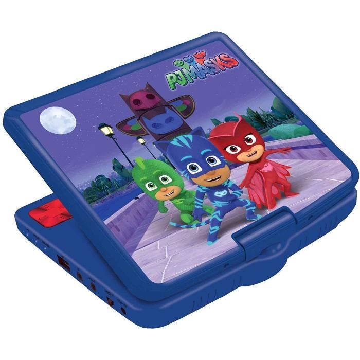 Lecteur DVD portable enfant Pyjamasques - LEXIBOOK - écran LCD 7” -  batterie rechargeable - Cdiscount Jeux - Jouets