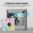 CORSAIR Ventilateur SP Series - White SP120 RGB ELITE - 120mm RGB LED Fan with AirGuide - Single Pack (CO-9050136-WW)-1