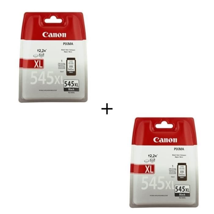 CANON Cartouche dencre PG-545 XL - Noir x2